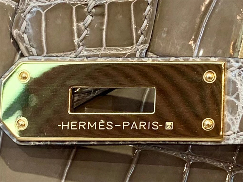 Close-up detail of classic bag design