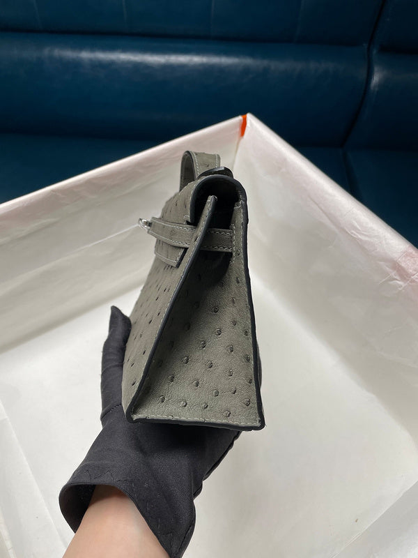 Close-up detail of modernist bag design