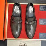 Hermes shoes Style 068 - close-up of sleek modern silhouette