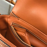 Back view of premium chic women's handbag – women's everyday handbag