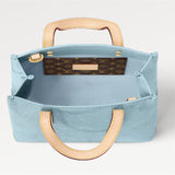 understated carryall bag detail view showing craftsmanship 14