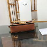 Side profile of everyday-luxe polished women's handbag – women's luxury accessory