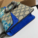 Top view of elevated polished women's handbag – women's statement bag