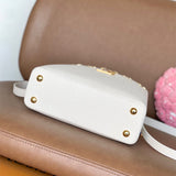  structured shopper bag detail view showing craftsmanship 8