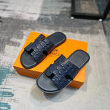 Hermès Grey Classic Ballet Flats - Lifestyle Styling Shot