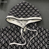 Back view of Louis Vuitton luxury clothing with contemporary cut