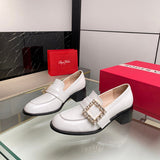 Close-up of Roger Vivier shoes craftsmanship