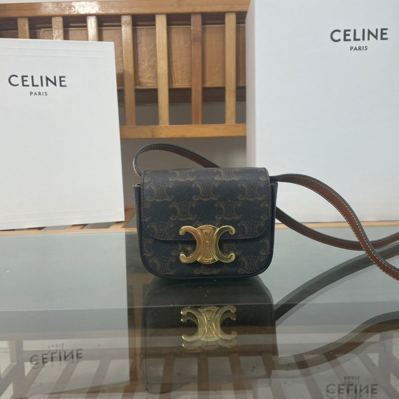 Front view of sleek structured women's handbag – women's luxury handbag