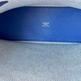 Side view of elegant structured handbag