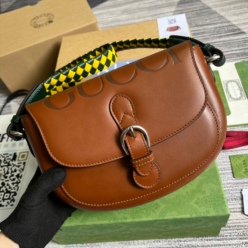 Front view of structured refined women's handbag – women's luxury handbag