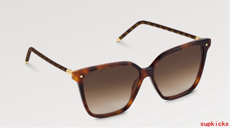 Side view of Louis Vuitton unisex sunglasses