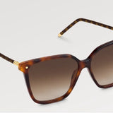 Side view of Louis Vuitton unisex sunglasses