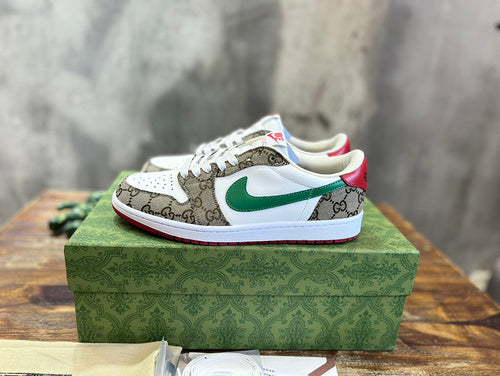 Gucci neutral cream luxury sneakers view 11 sleek tonal finish