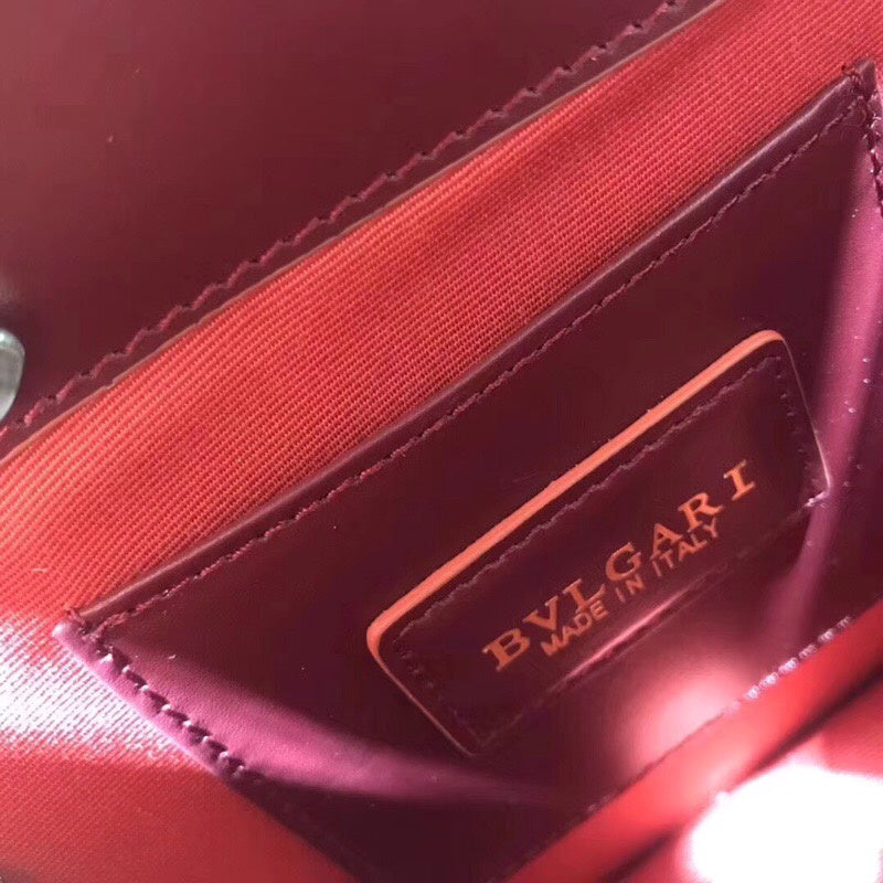 Statement Faux Leather Handbag - Polished Finish | Women's Fashion Handbag #1762 - texture close-up (image 9) of designer-inspired handbag