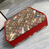Back view of modern everyday-luxe women's handbag – women's luxury handbag