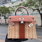 Polished bag shown from front angle