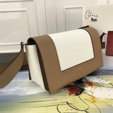 Close-up detail of everyday-luxe signature women's handbag – women's designer-style accessory