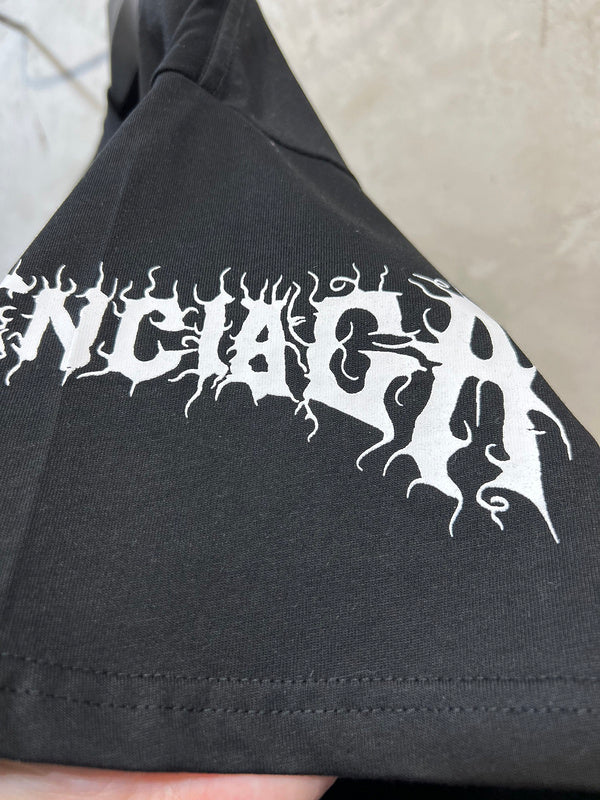 Balenciaga t-shirt back view — premium authentic designer style