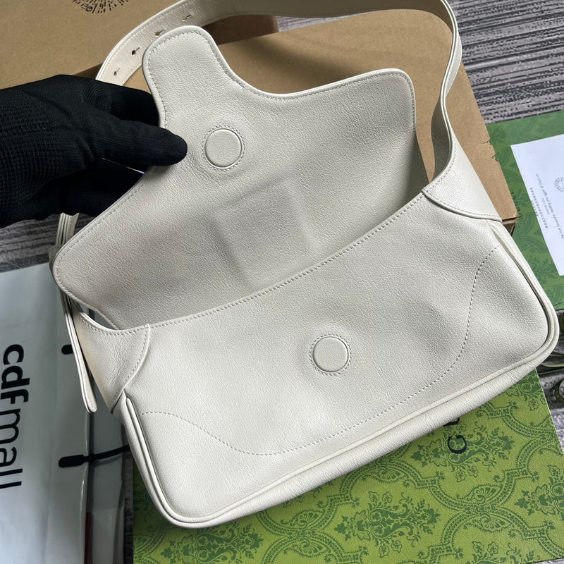 Interior view of statement sleek women's handbag – women's statement bag