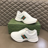 Gucci clean off-white luxury sneakers view 8 padded collar comfort