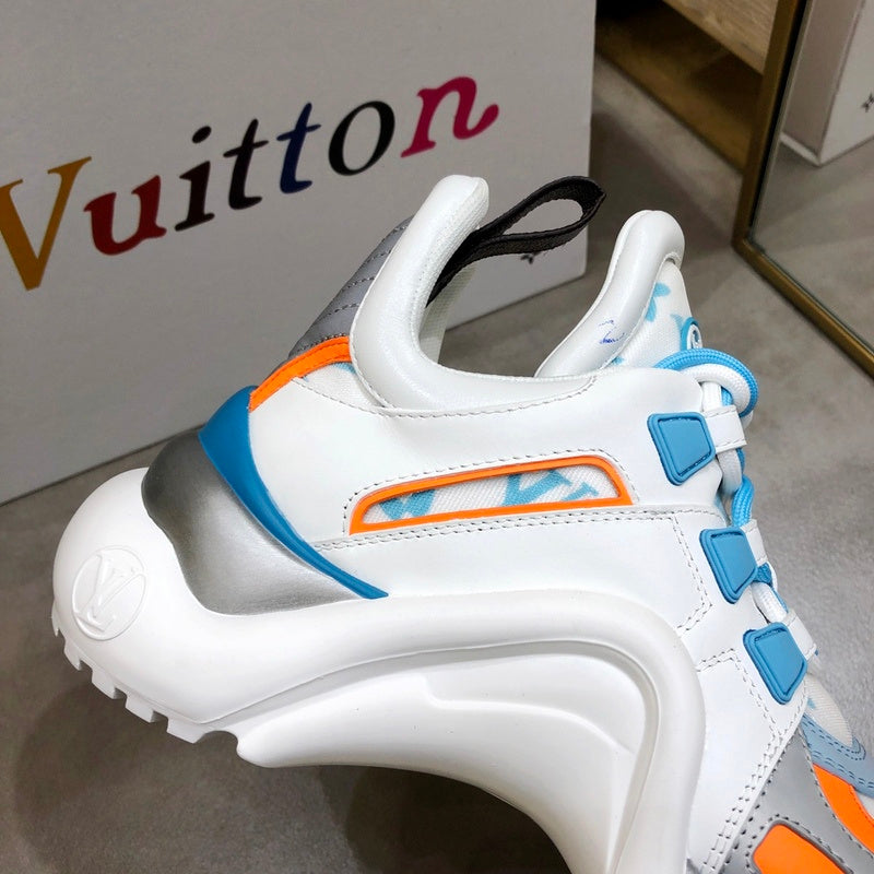 Louis Vuitton Grey Slip-On Sneakers - Lifestyle Styling Shot
