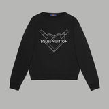 Back view of Louis Vuitton luxury clothing with everyday silhouette