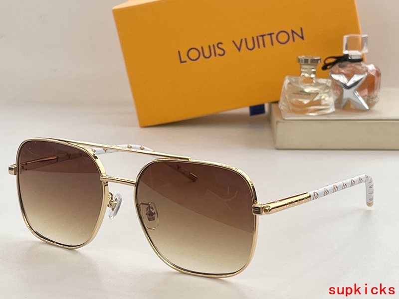 Angled view of Louis Vuitton unisex sunglasses