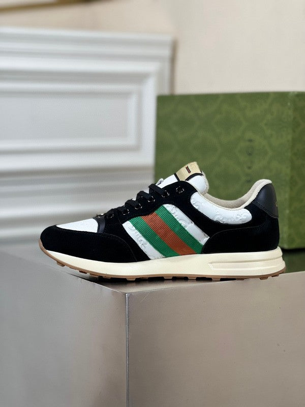 Gucci clean off-white luxury sneakers view 5 premium leather build