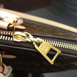 Front view of polished refined women's handbag – women's statement bag