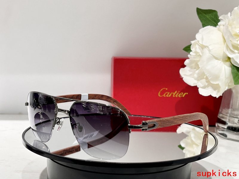 Lifestyle view of Cartier unisex sunglasses
