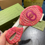 Gucci sneakers detailed view showing premium designer craftsmanship