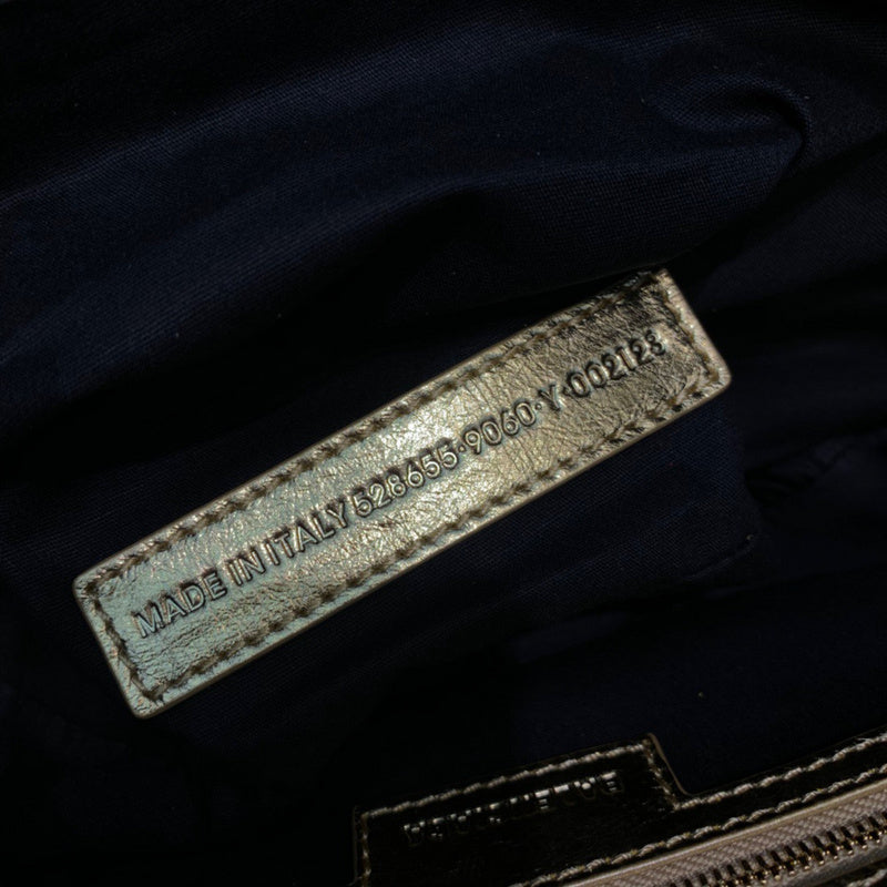 Classic Premium PU Leather Handbag - Signature Hardware Accents | Women's Premium Handbag #373 - texture close-up (image 9) of designer-inspired handbag