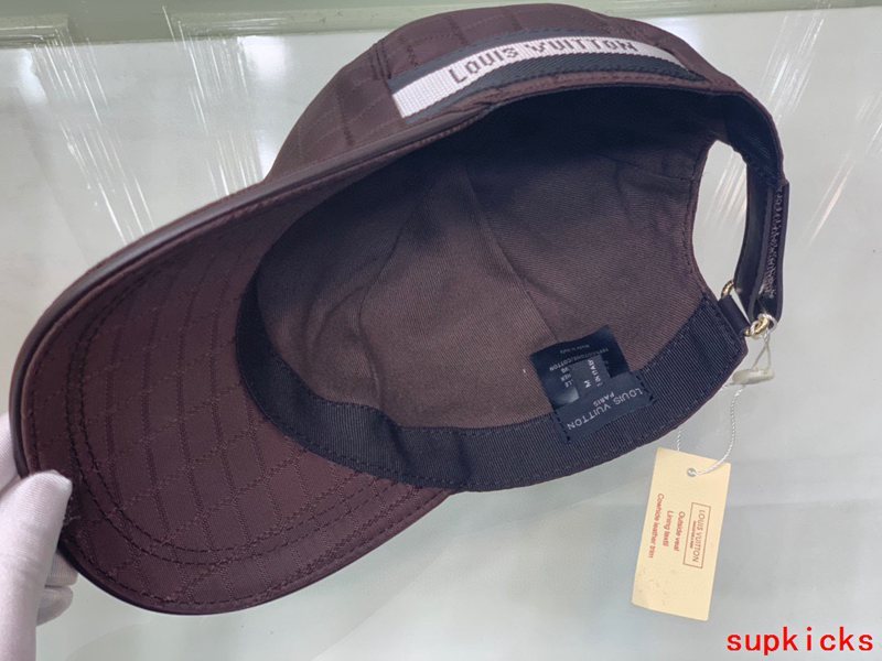 Side view of Louis Vuitton unisex cap