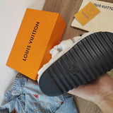 Louis Vuitton Nude Loafer Flats - Lifestyle Styling Shot