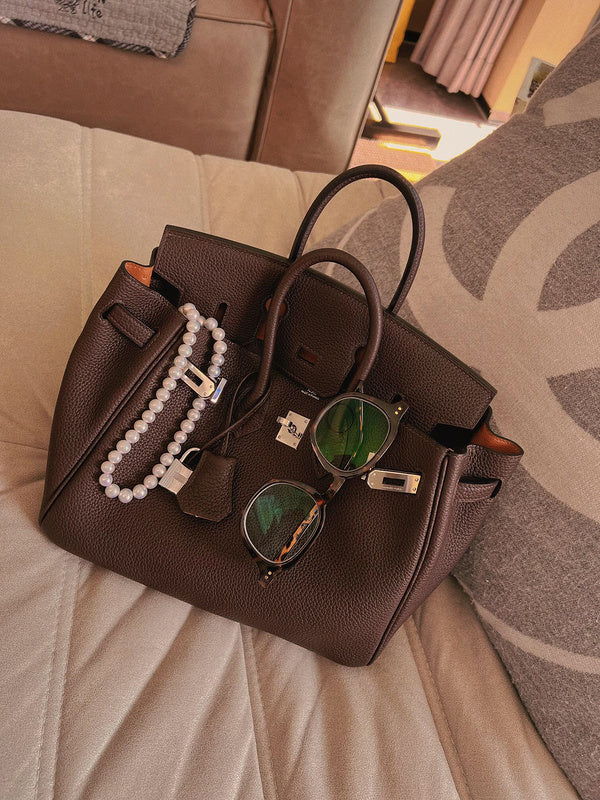 Tailored bag shown from front angle