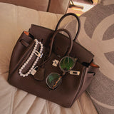 Tailored bag shown from front angle