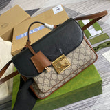 Handle and strap detail of chic refined women's handbag – women's luxury accessory