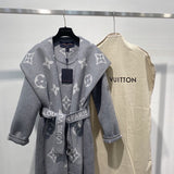 Side profile of Louis Vuitton luxury clothing with contemporary cut