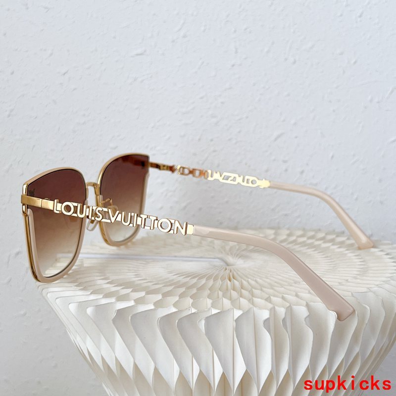 Side view of Louis Vuitton unisex sunglasses