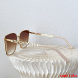 Side view of Louis Vuitton unisex sunglasses