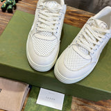 Gucci bold contrast luxury sneakers view 6 signature lace-up style