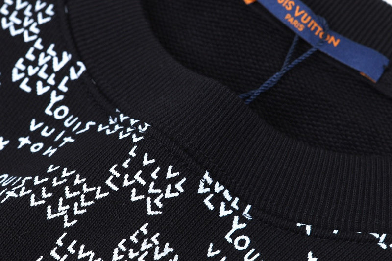 Side profile of Louis Vuitton luxury clothing with runway-inspired design