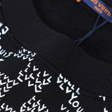 Side profile of Louis Vuitton luxury clothing with runway-inspired design