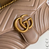Handle and strap detail of classic everyday-luxe women's handbag – women's designer-style accessory