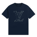 Side profile of Louis Vuitton cotton t-shirt with everyday silhouette