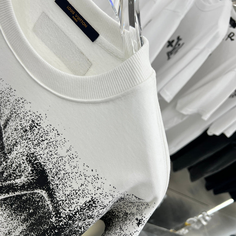 Full styled look of Louis Vuitton luxury clothing with relaxed-fit cut