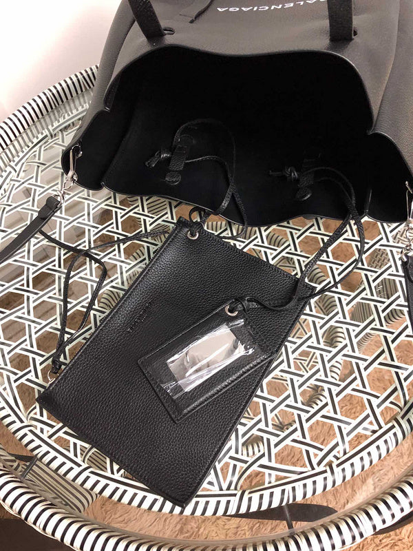 Interior view of polished chic women's handbag – women's designer-style accessory