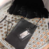 Interior view of polished chic women's handbag – women's designer-style accessory