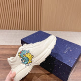 Gucci Casual sneakers in classic monochrome heritage-inspired look front view