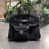  tailored carryall bag detail view showing craftsmanship